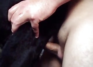Cute puny rear end fucked from behind