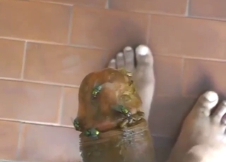 Larvae porn movie with a sexy dick more close