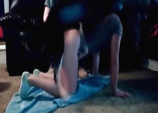 Super-naughty and lusty hooker bangs with her doggy